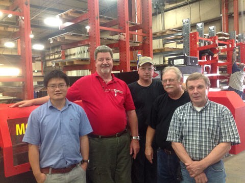 Installation Team - Lin, Greg, Jon, Rudy & Charles